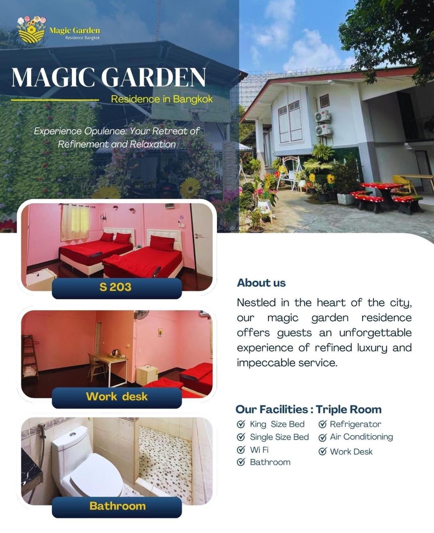 Magic Garden Residence Bangkok Zewnętrze zdjęcie