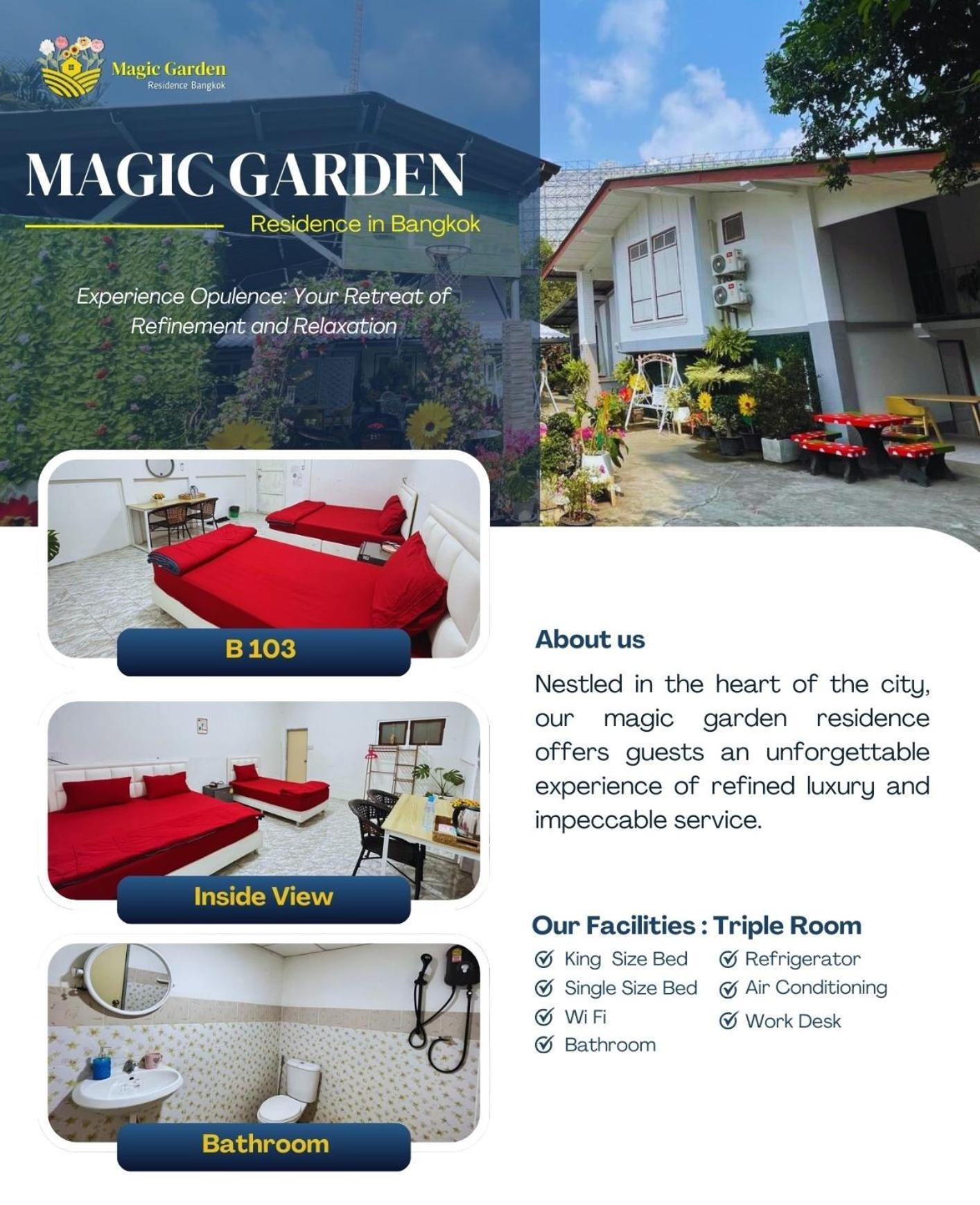 Magic Garden Residence Bangkok Zewnętrze zdjęcie